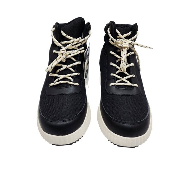 Universal Thread Womens Black HighTop Sneakers Boots 9 Canvas Upper Sole Lace-Up - Picture 3 of 10
